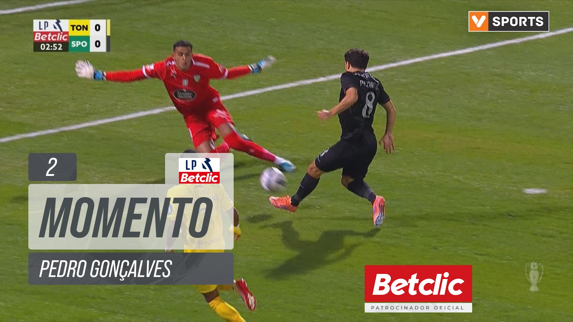 Sporting, Jogada, Pedro Gonçalves aos 2'