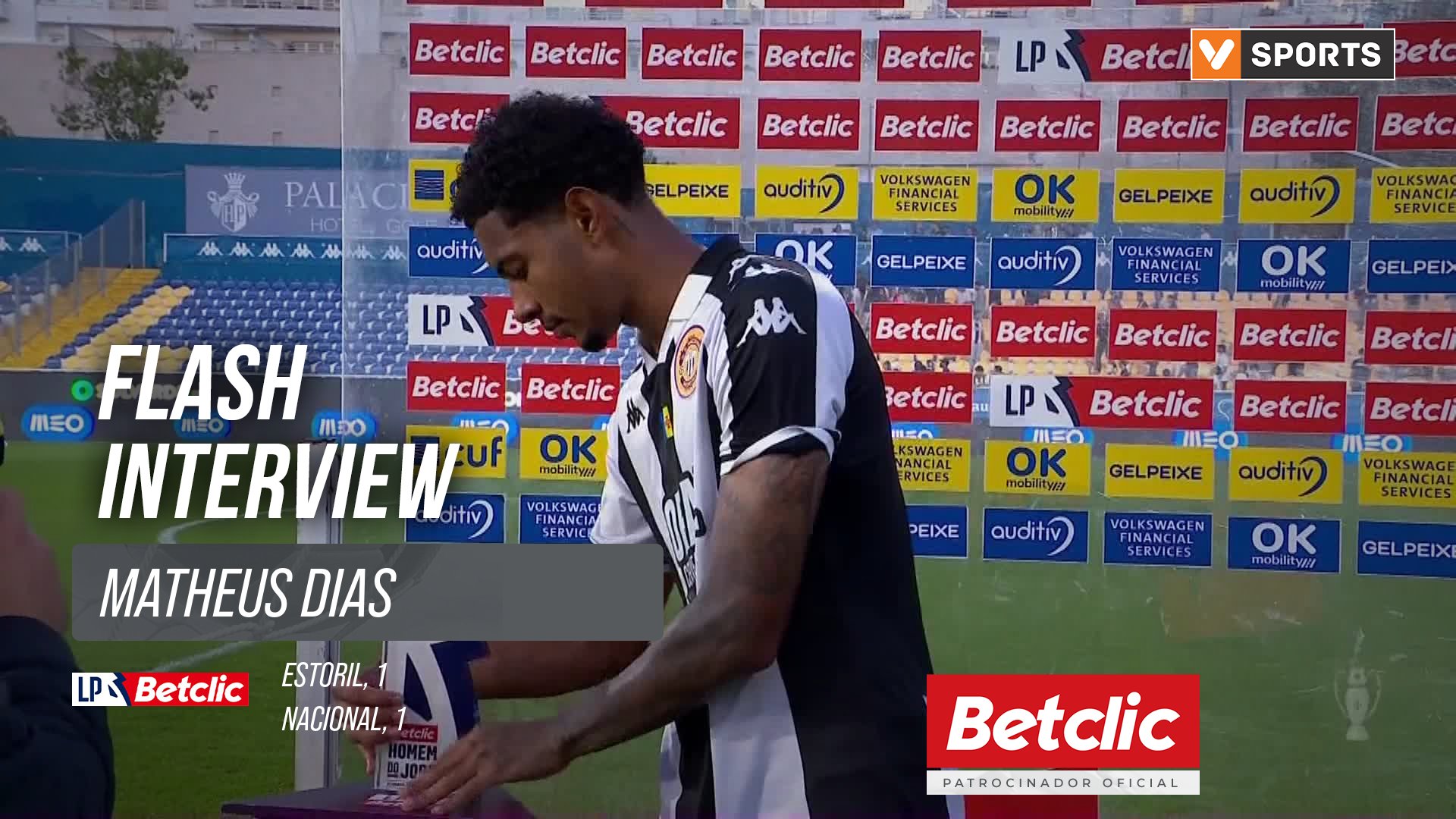 I Liga (#9) | Estoril 1-1 Nacional: Flash Interview Matheus Dias