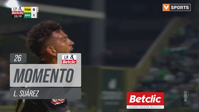 Sporting, Jogada, L. Suárez aos 26'