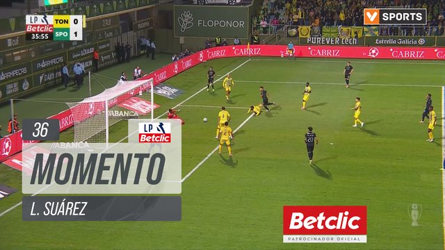 Sporting, Jogada, L. Suárez aos 36'
