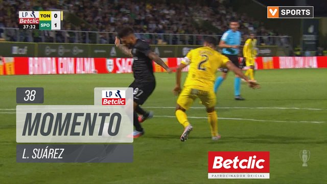 Sporting, Jogada, L. Suárez aos 38'