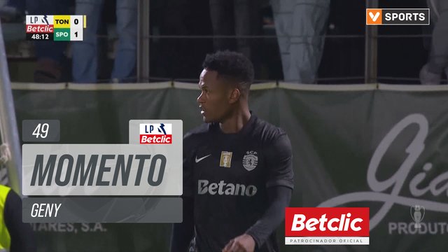 Sporting, Jogada, Geny aos 49'