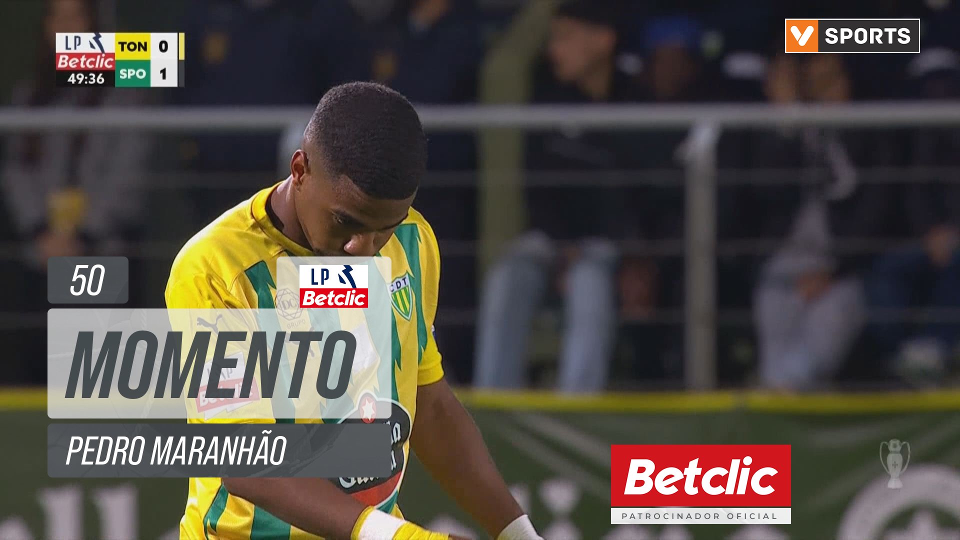 Tondela, Jogada, Pedro Maranhão aos 50'