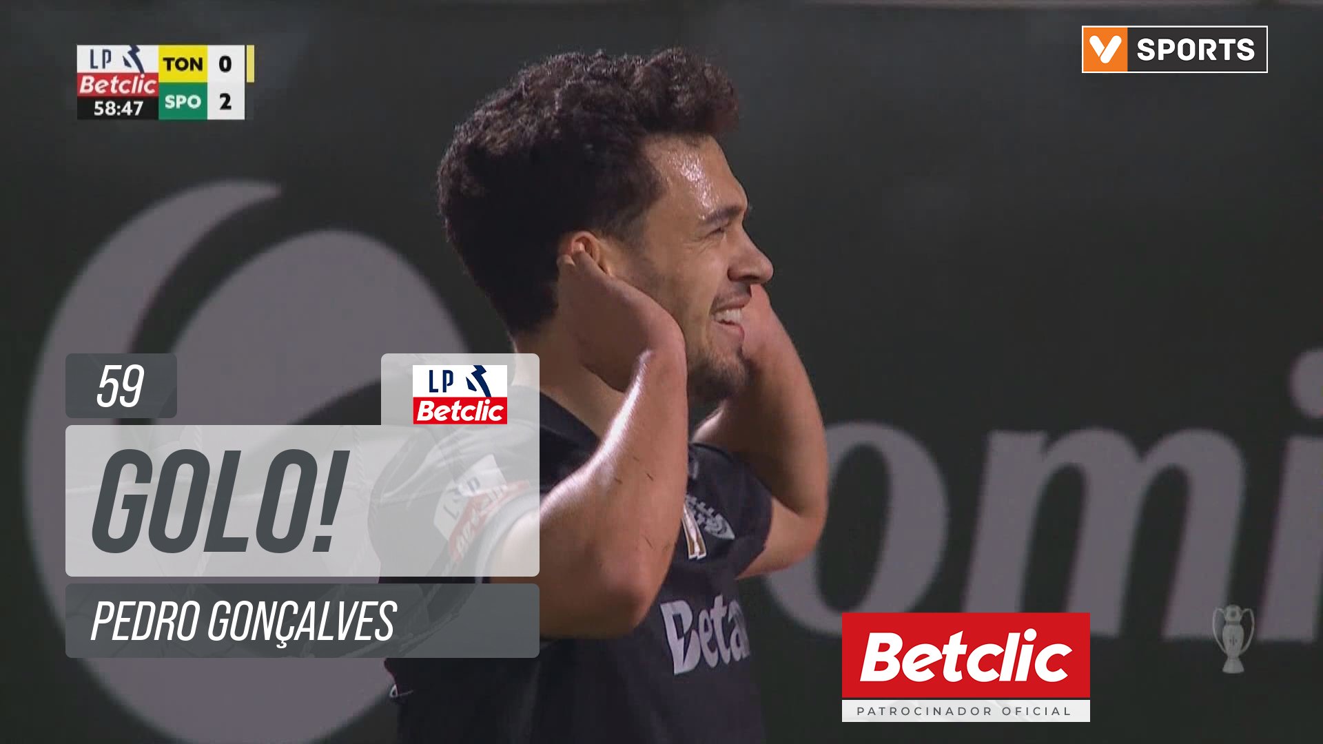 GOLO! Sporting, Pedro Gonçalves aos 59', Tondela 0-2 Sporting