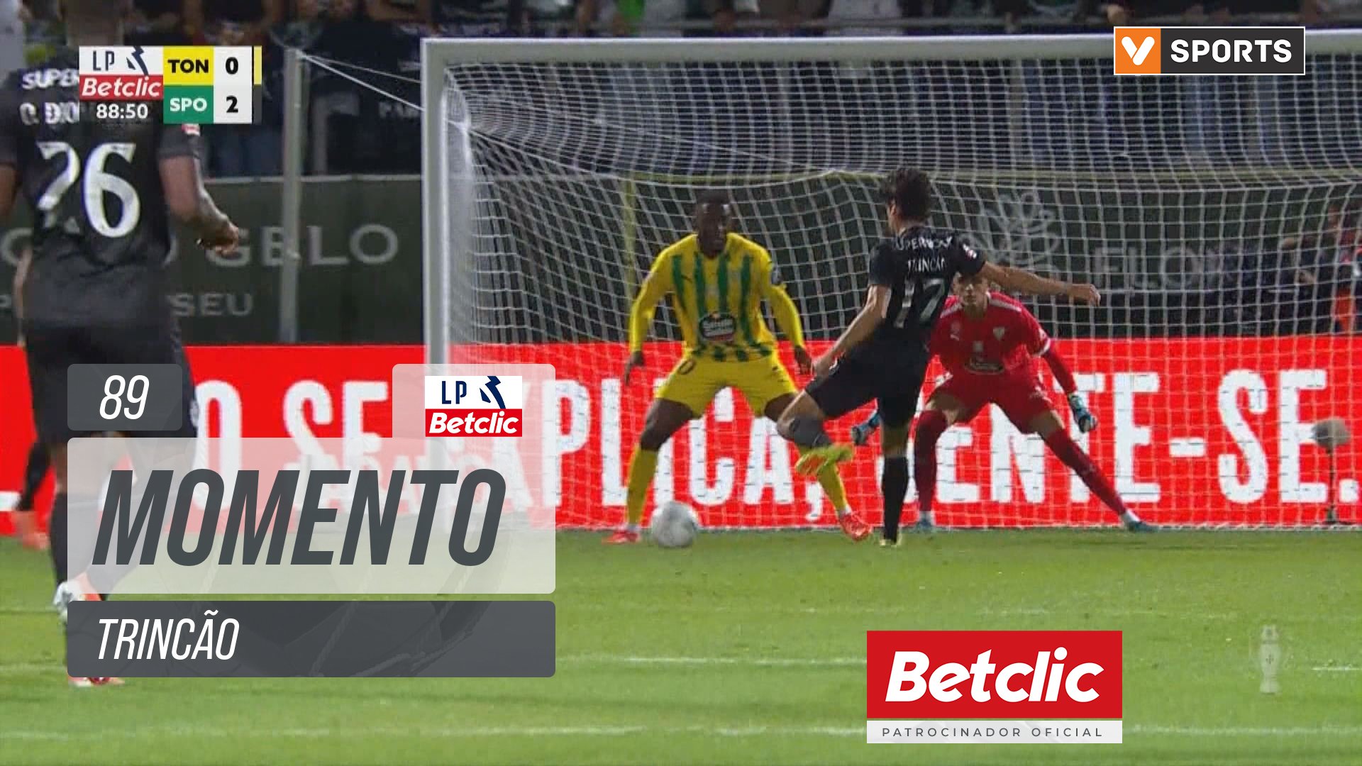 Sporting, Jogada, Trincão aos 89'