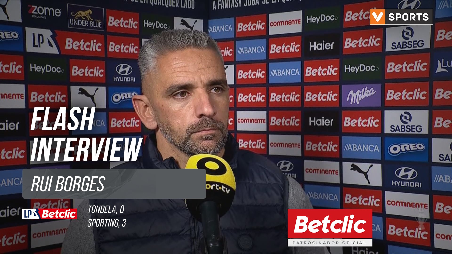 I Liga (#9) | Tondela 0-3 Sporting: Flash Interview Rui Borges