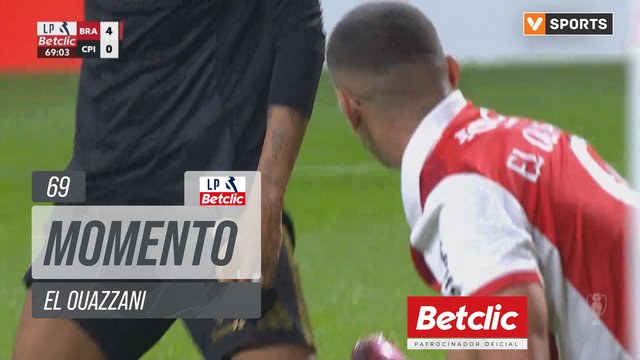 Braga, Jogada, El Ouazzani aos 69'