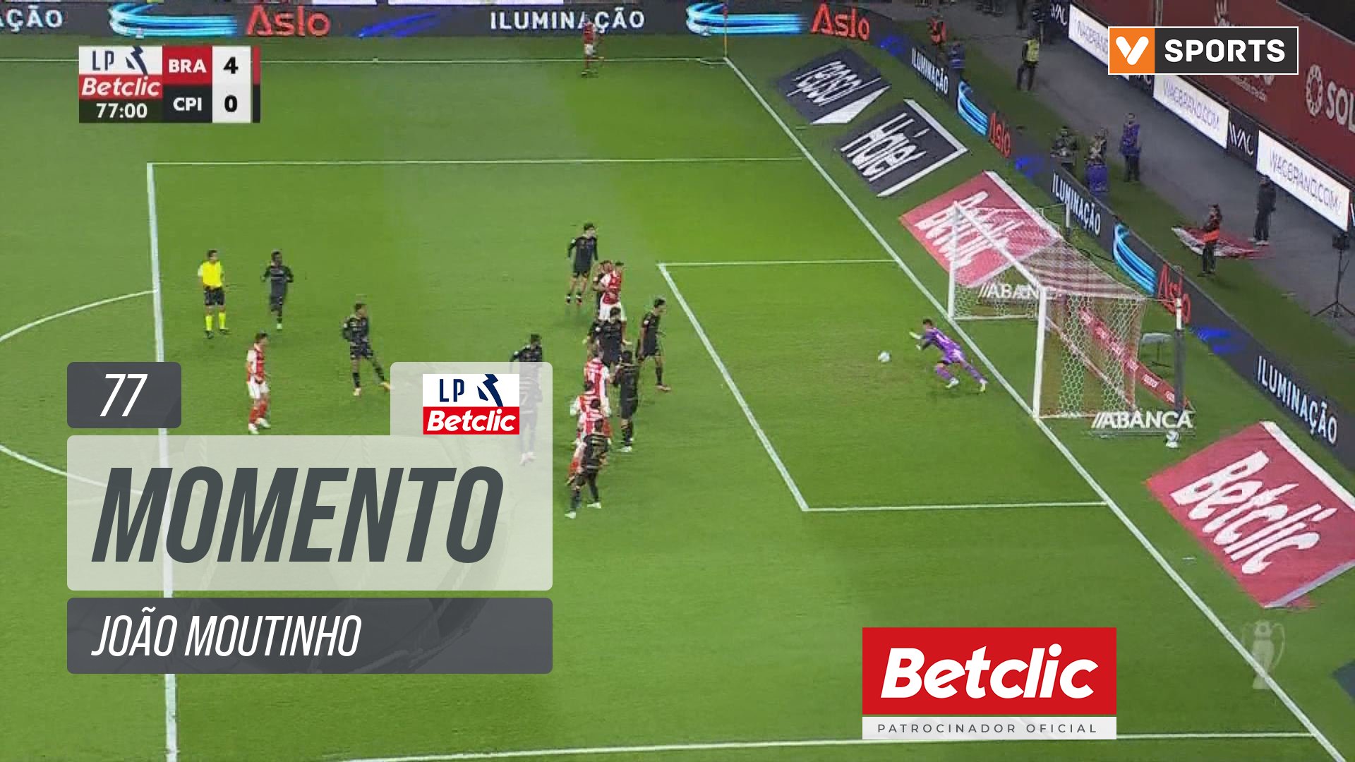 Braga, Jogada, João Moutinho aos 77'