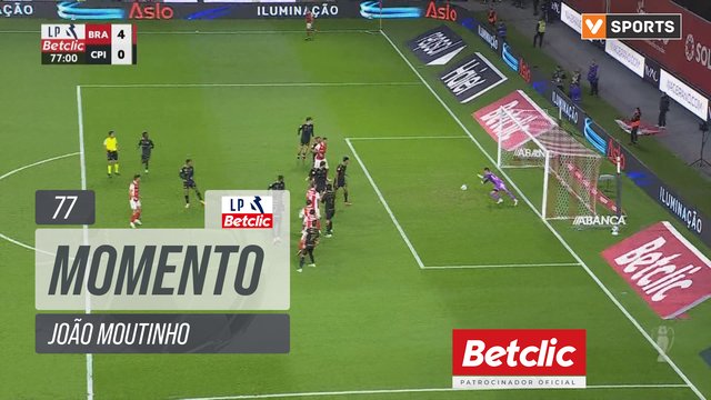 Braga, Jogada, João Moutinho aos 77'