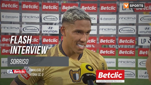 I Liga (#9) | Famalicão 2-0 Vitória SC: Flash Interview Sorriso