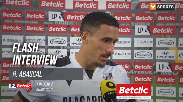 I Liga (#9) | Famalicão 2-0 Vitória SC: Flash Interview R. Abascal