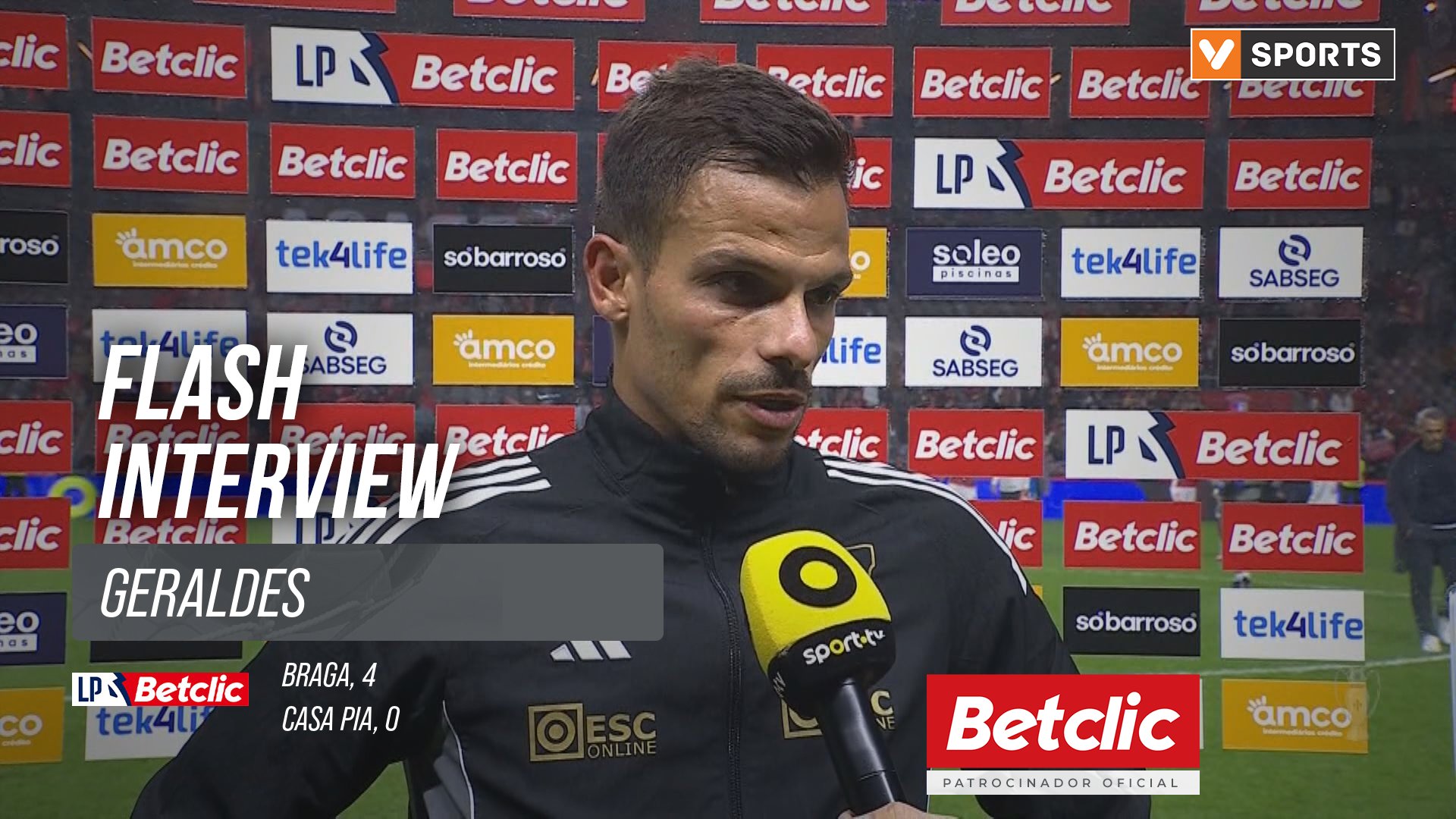 I Liga (#9) | Braga 4-0 Casa Pia: Flash Interview Geraldes