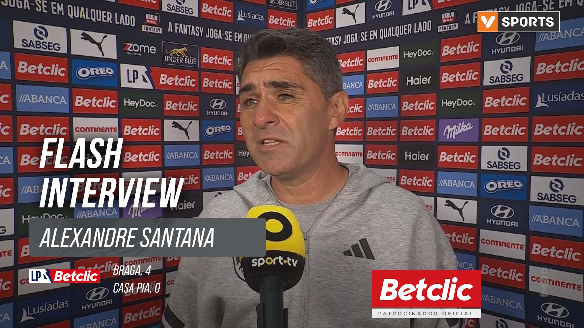 I Liga (#9) | Braga 4-0 Casa Pia: Flash Interview Alexandre Santana