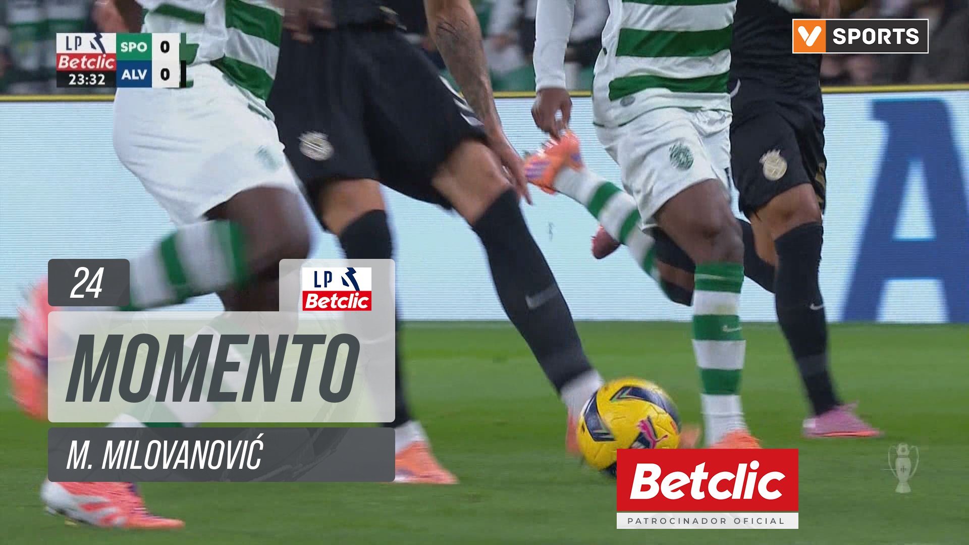 Alverca, Jogada, M. Milovanović aos 24'