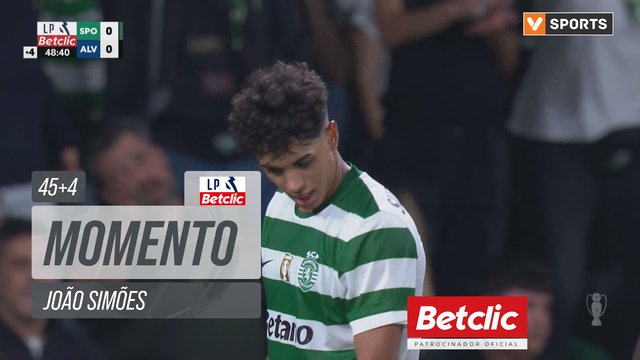 Sporting, Jogada, João Simões aos 45'+4'