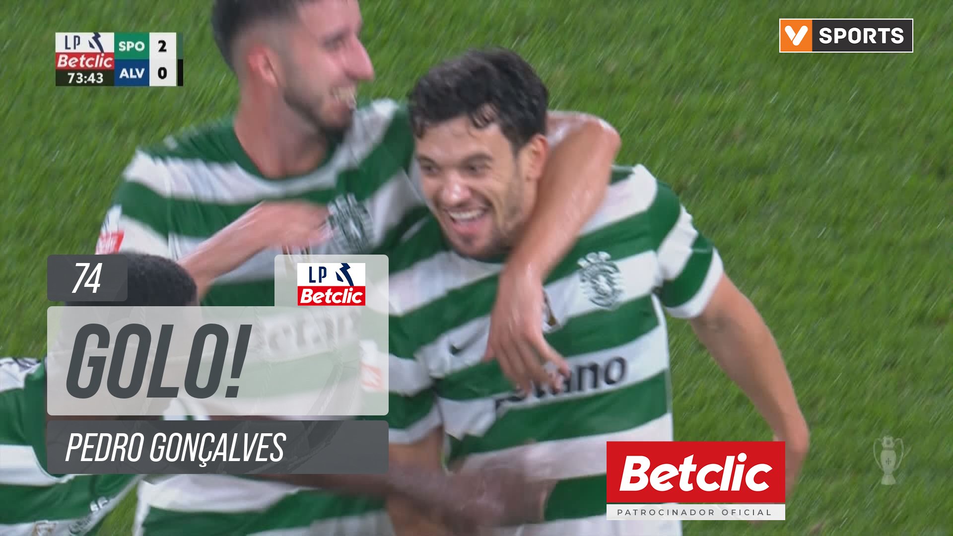 GOLO! Sporting, Pedro Gonçalves aos 74', Sporting 2-0 Alverca