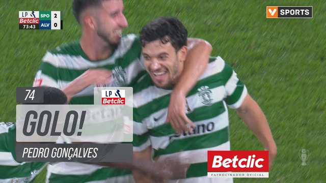 GOLO! Sporting, Pedro Gonçalves aos 74', Sporting 2-0 Alverca