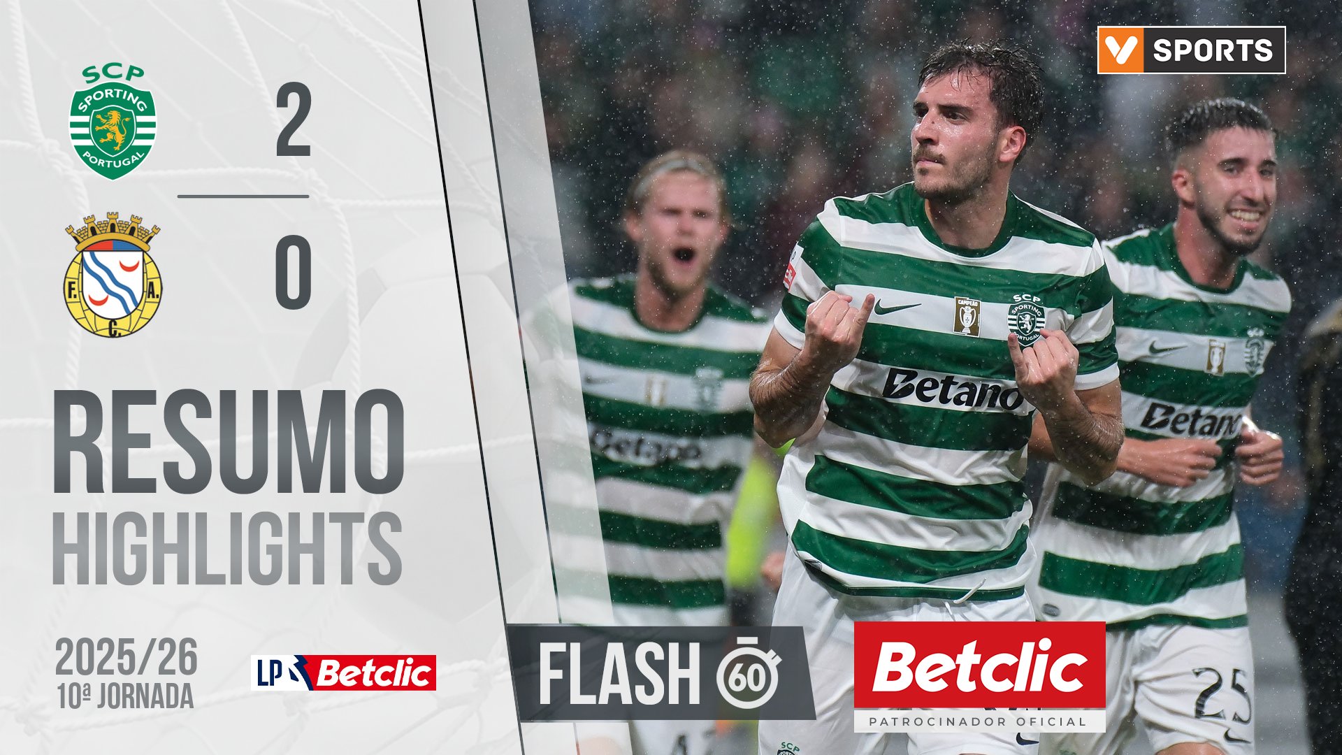 Liga Portugal Betclic (10ªJ): Resumo Flash Sporting 2-0 Alverca