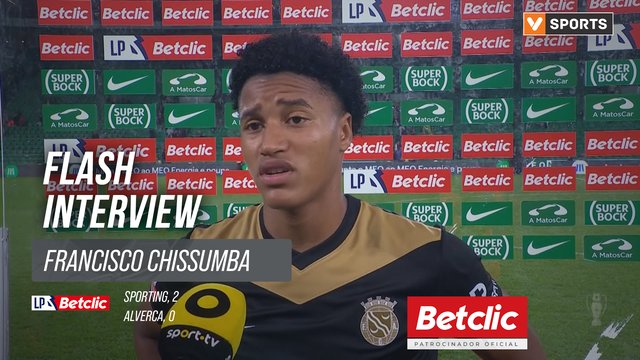 I Liga (#10) | Sporting 2-0 Alverca: Flash Interview Francisco Chissumba