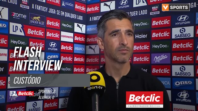 I Liga (#10) | Sporting 2-0 Alverca: Flash Interview Custódio