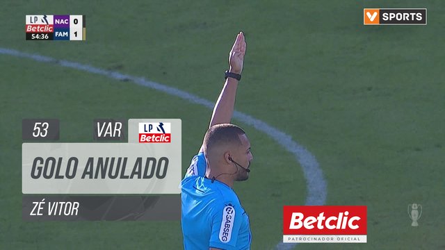 Nacional, Golo Anulado, Zé Vitor aos 53'