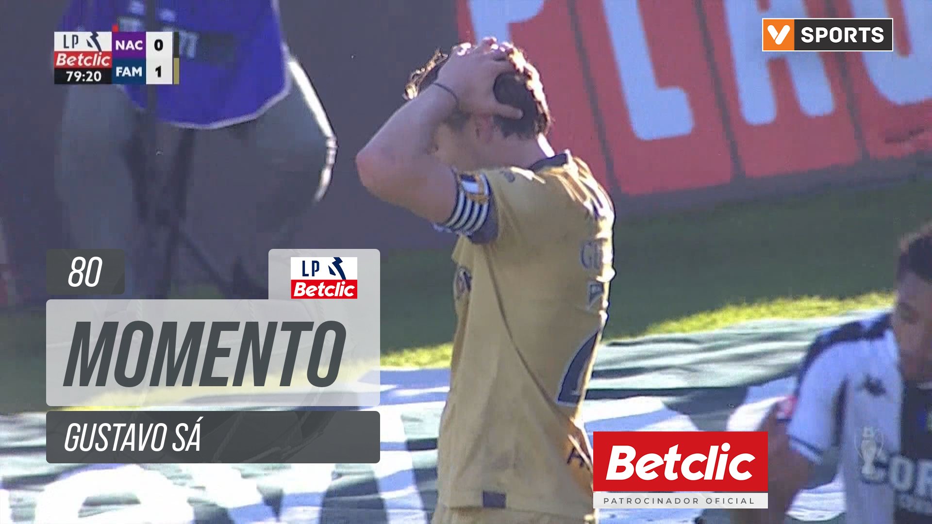 Famalicão, Jogada, Gustavo Sá aos 80'