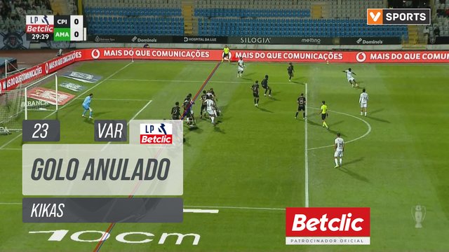 Estrela Amadora, Golo Anulado, Kikas aos 23'
