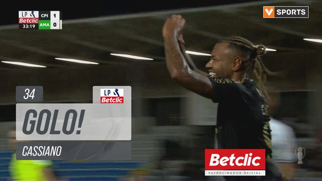 GOLO! Casa Pia, Cassiano aos 34', Casa Pia 1-0 Estrela Amadora