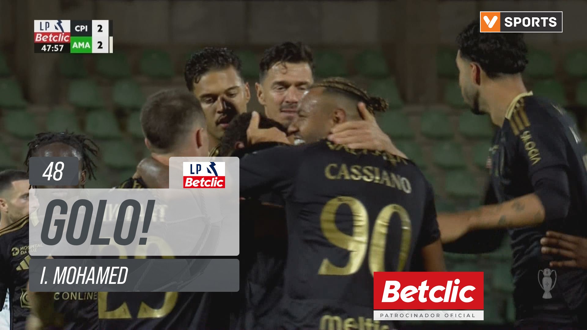 GOLO! Casa Pia, I. Mohamed aos 48', Casa Pia 2-2 Estrela Amadora