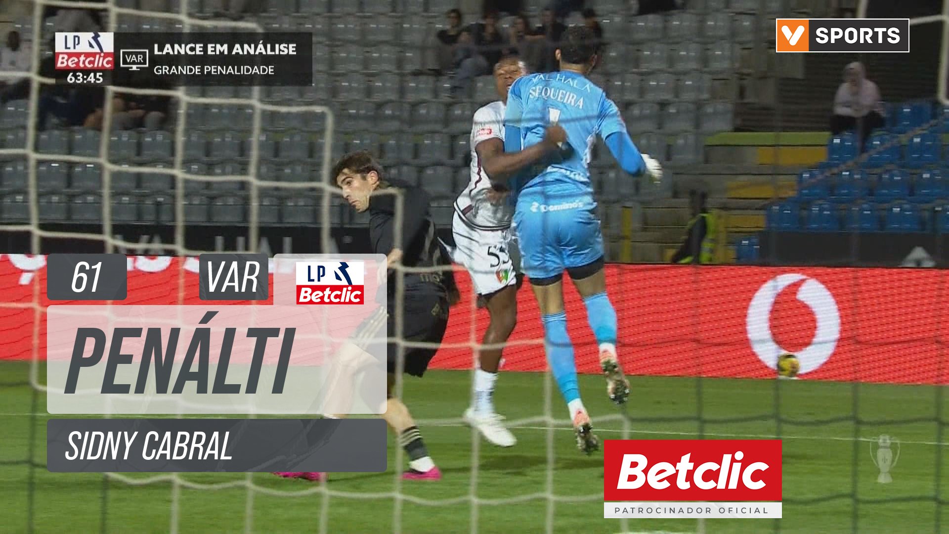 Estrela Amadora, Penálti, Sidny Cabral aos 61'