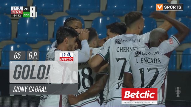 GOLO! Estrela Amadora, Sidny Cabral aos 65', Casa Pia 2-3 Estrela Amadora