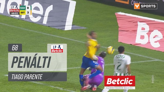 Estoril, Penálti, Tiago Parente aos 68'