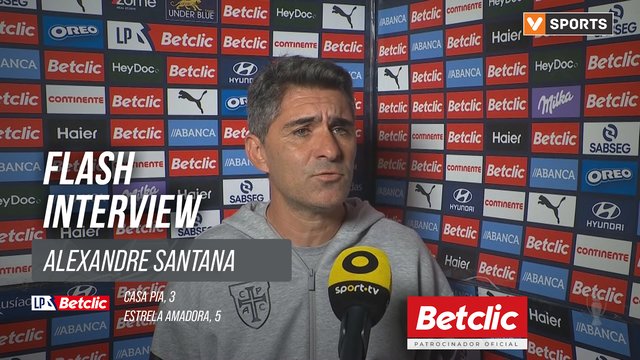 I Liga (#10) | Casa Pia 3-5 Estrela Amadora: Flash Interview Alexandre Santana