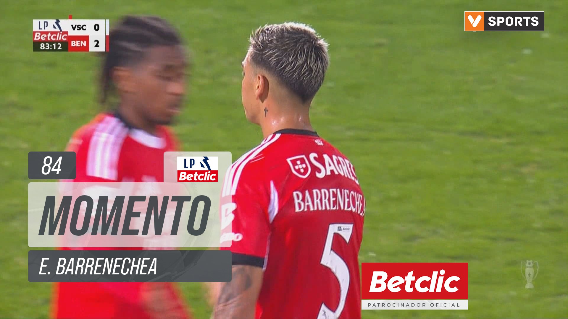 Benfica, Jogada, E. Barrenechea aos 84'