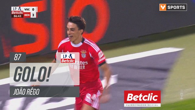 GOLO! Benfica, João Rêgo aos 87', Vitória SC 0-3 Benfica