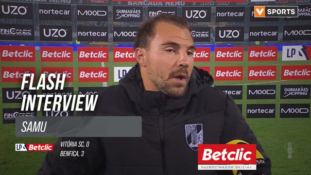 I Liga (#10) | Vitória SC 0-3 Benfica: Flash Interview Samu