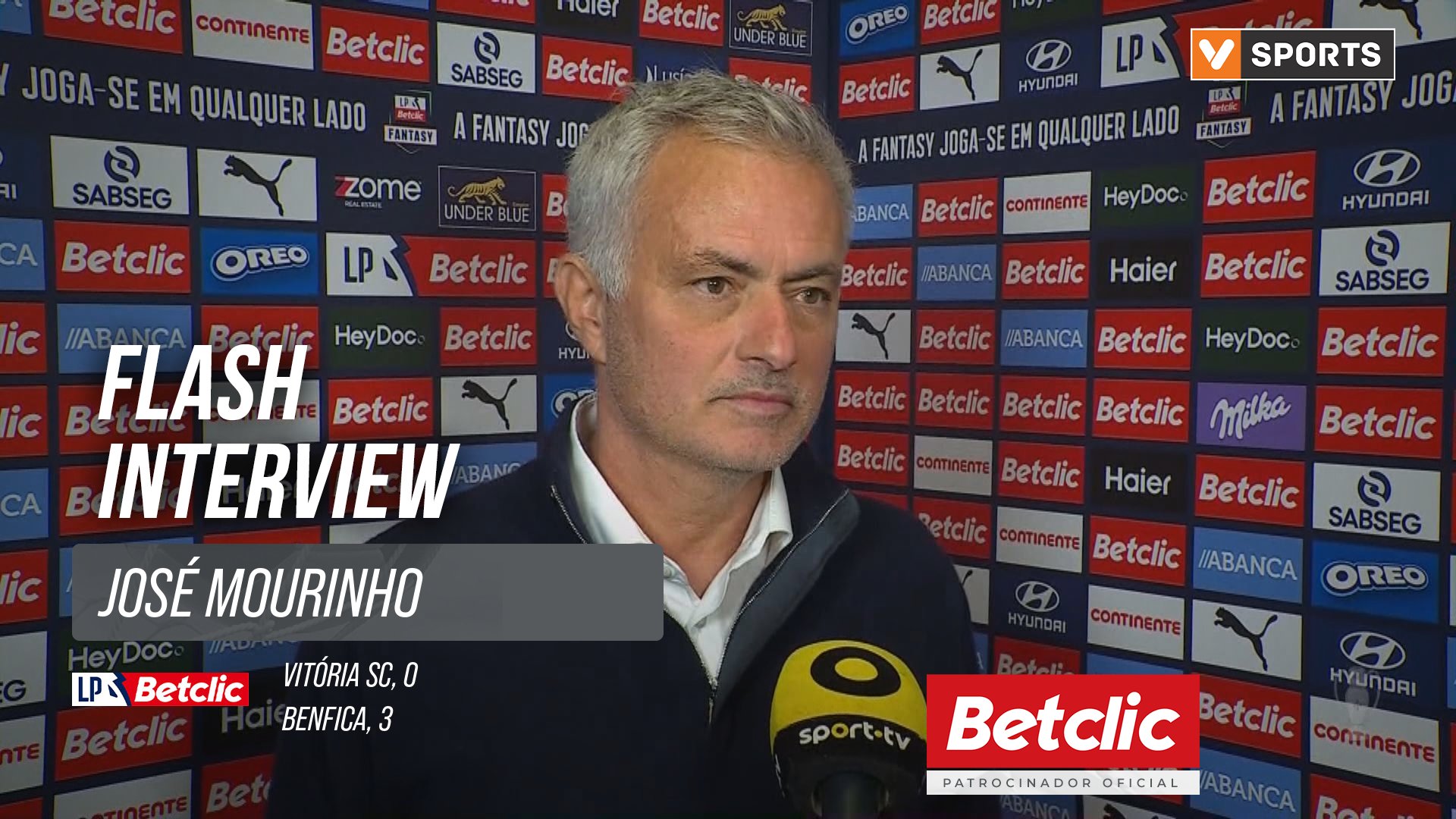 I Liga (#10) | Vitória SC 0-3 Benfica: Flash Interview José Mourinho