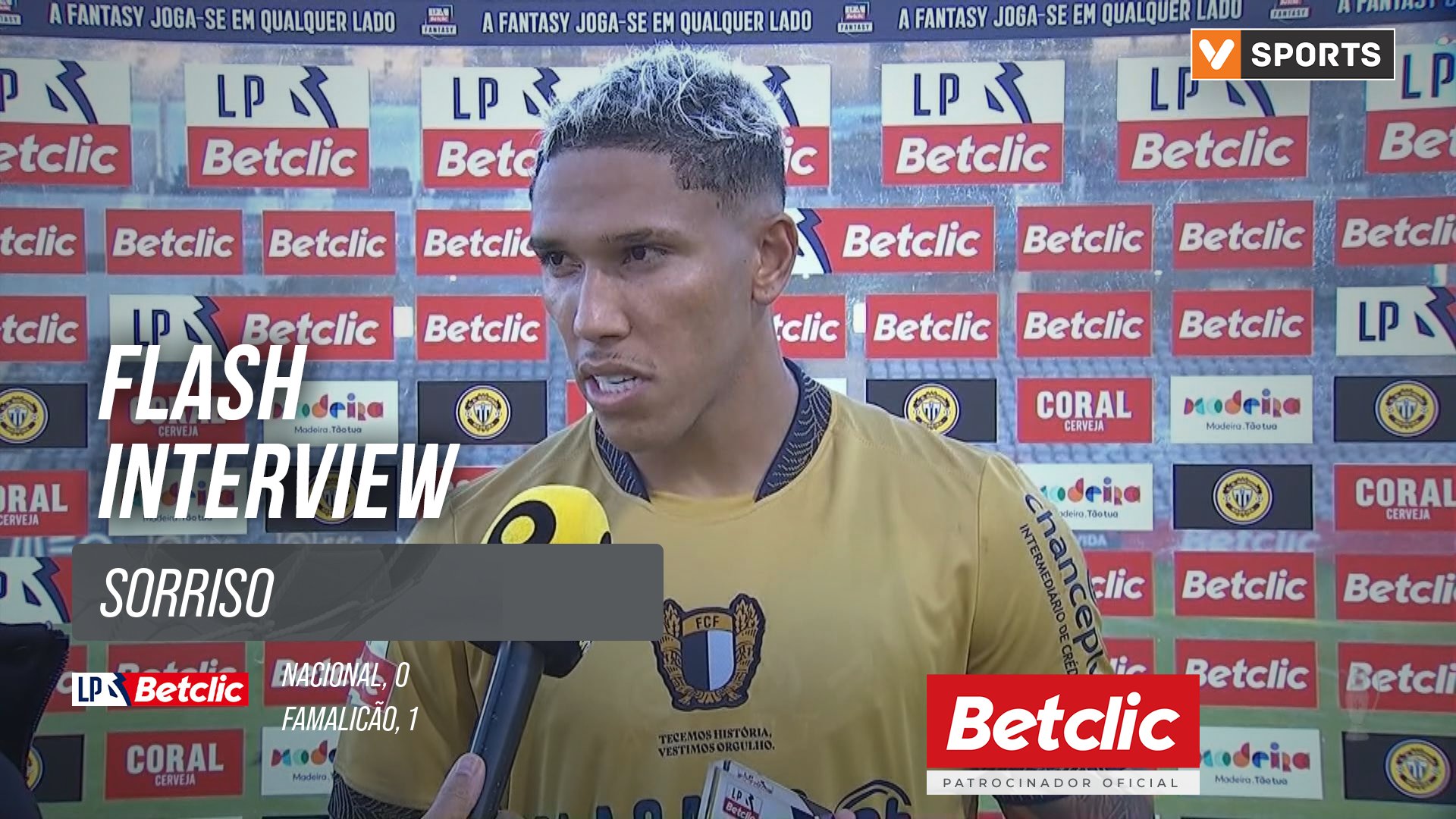 I Liga (#10) | Nacional 0-1 Famalicão: Flash Interview Sorriso