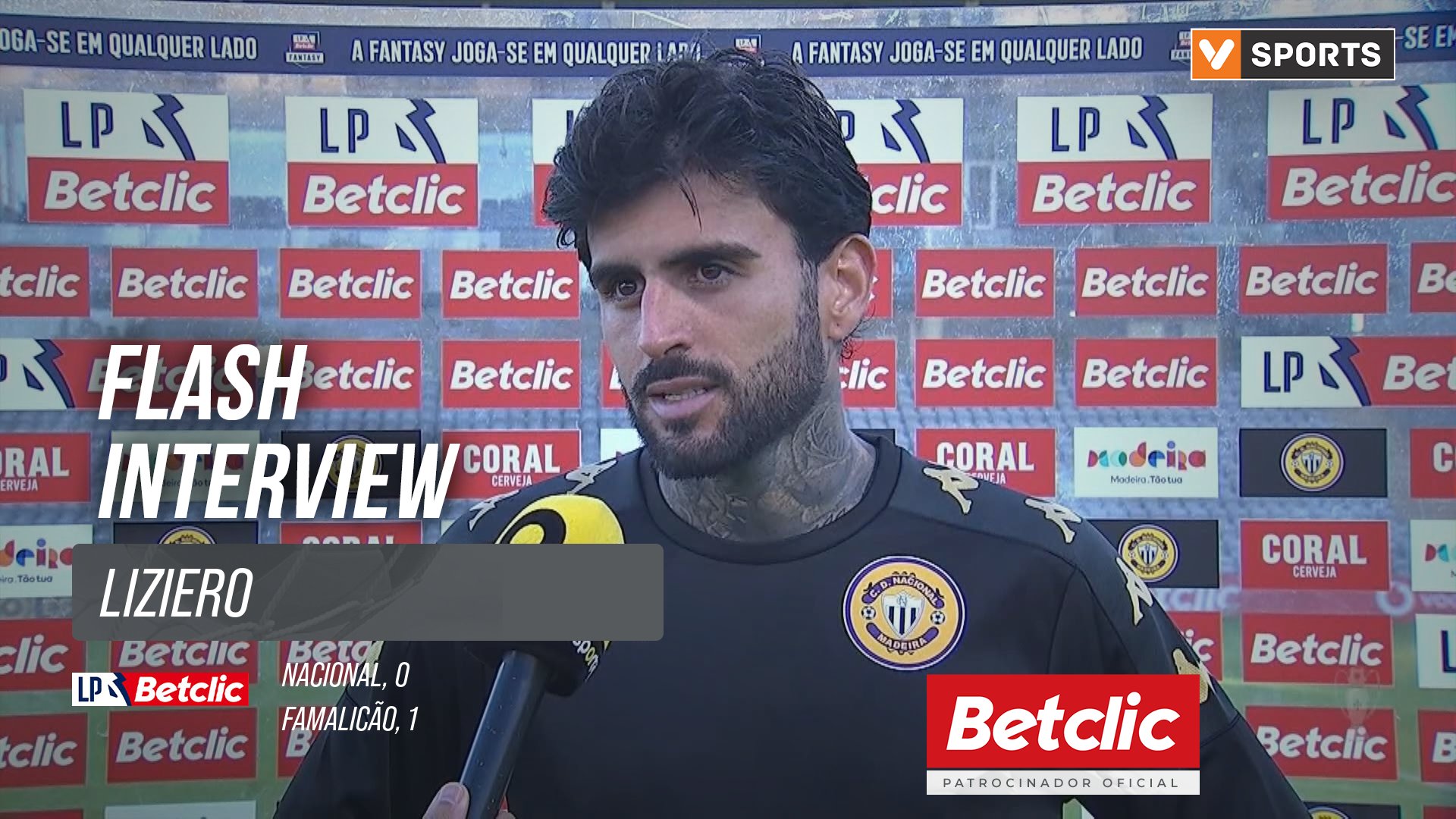 I Liga (#10) | Nacional 0-1 Famalicão: Flash Interview Liziero