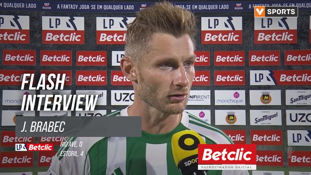 I Liga (#10) | Rio Ave 0-4 Estoril: Flash Interview J. Brabec