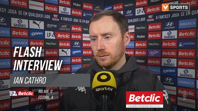 I Liga (#10) | Rio Ave 0-4 Estoril: Flash Interview Ian Cathro