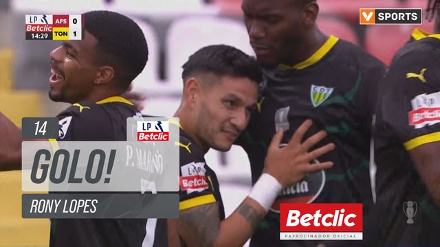 GOLO! Tondela, Rony Lopes aos 14', AFS 0-1 Tondela