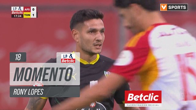 Tondela, Jogada, Rony Lopes aos 18'