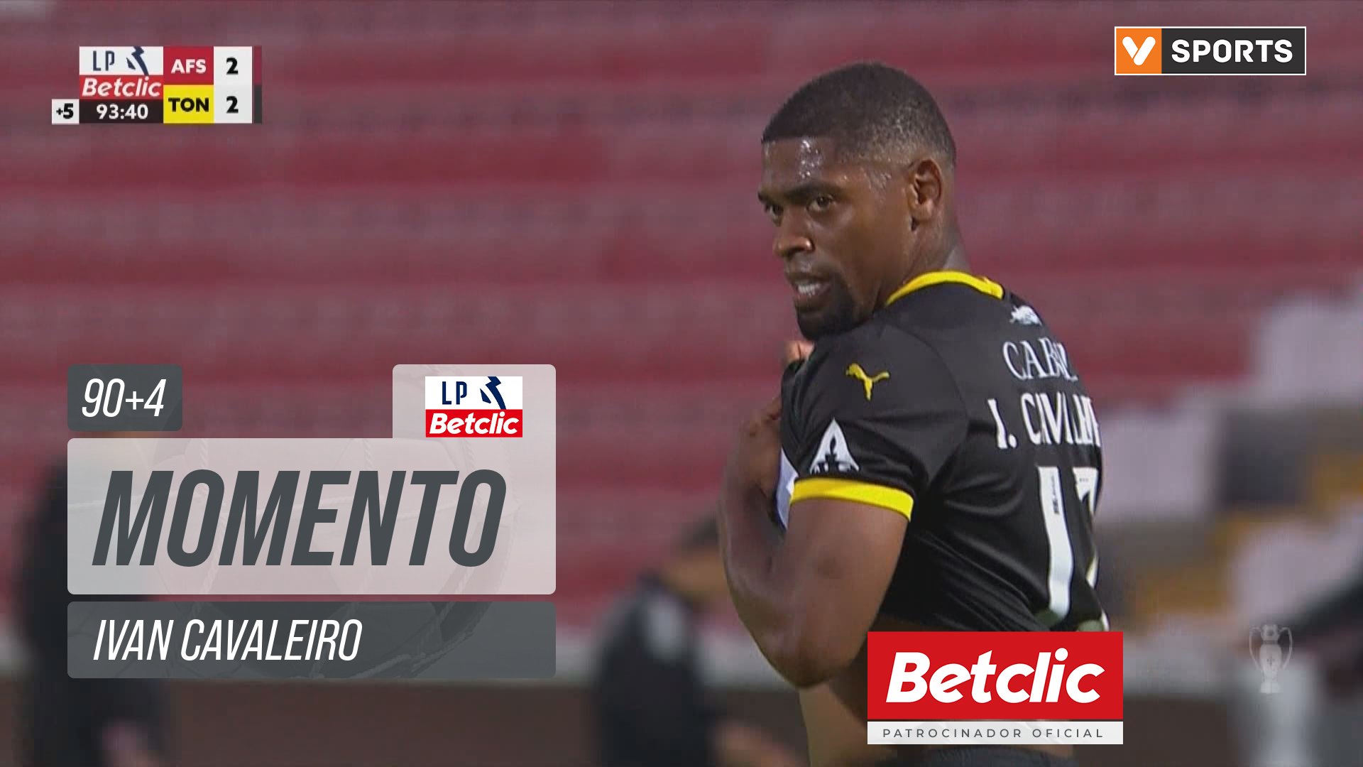 Tondela, Jogada, Ivan Cavaleiro aos 90'+4'