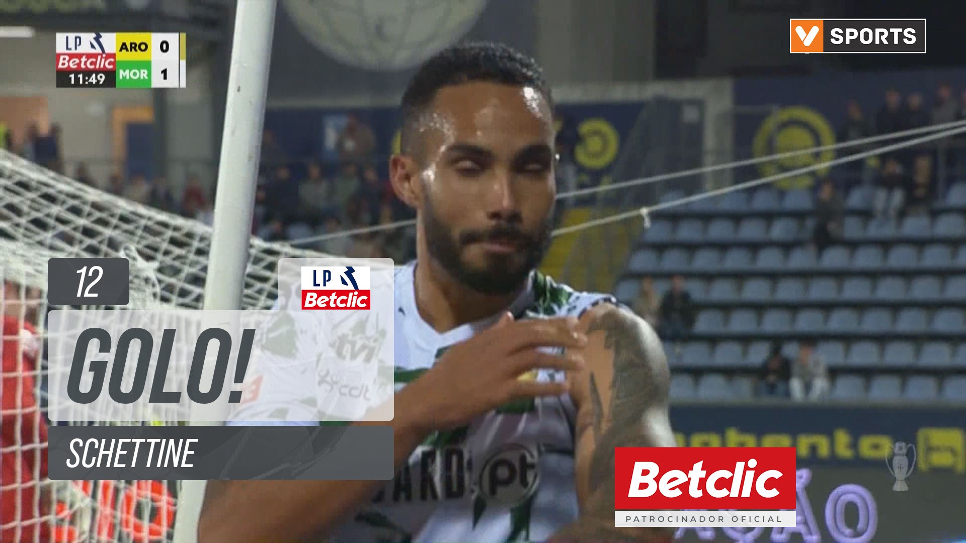 GOLO! Moreirense, Schettine aos 12', Arouca 0-1 Moreirense