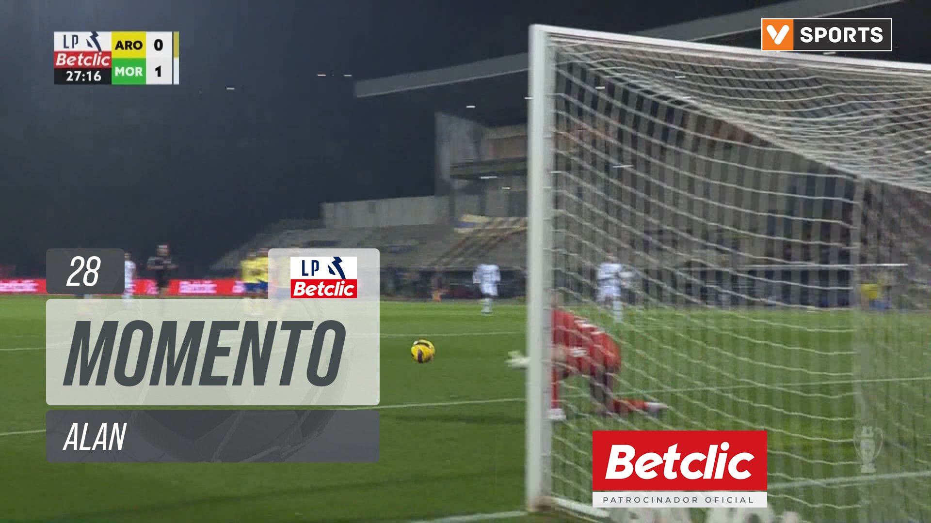 Moreirense, Jogada, Alan aos 28'