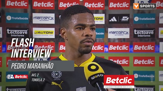 I Liga (#10) | AVS 2-2 Tondela: Flash Interview Pedro Maranhão