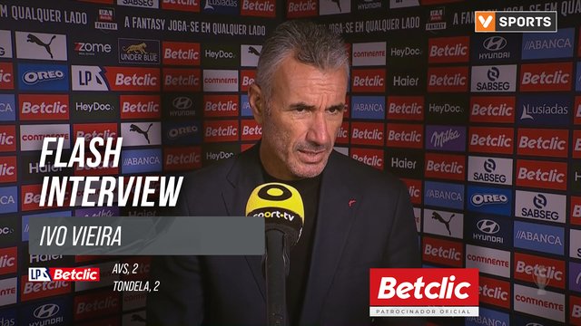 I Liga (#10) | AVS 2-2 Tondela: Flash Interview Ivo Vieira