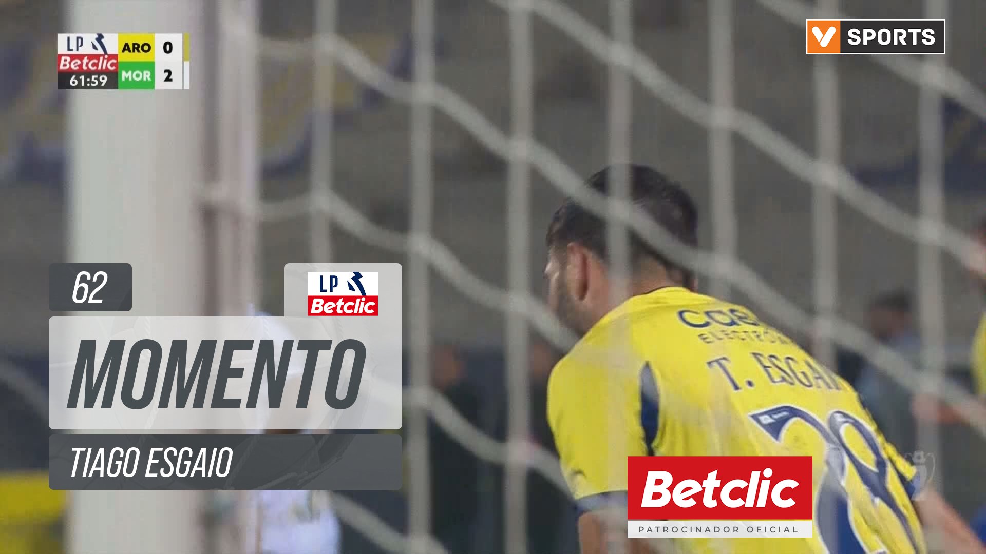 Arouca, Jogada, Tiago Esgaio aos 62'