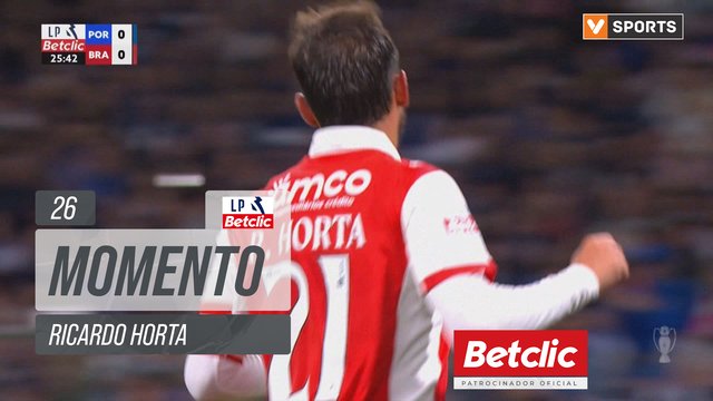 Braga, Jogada, Ricardo Horta aos 26'